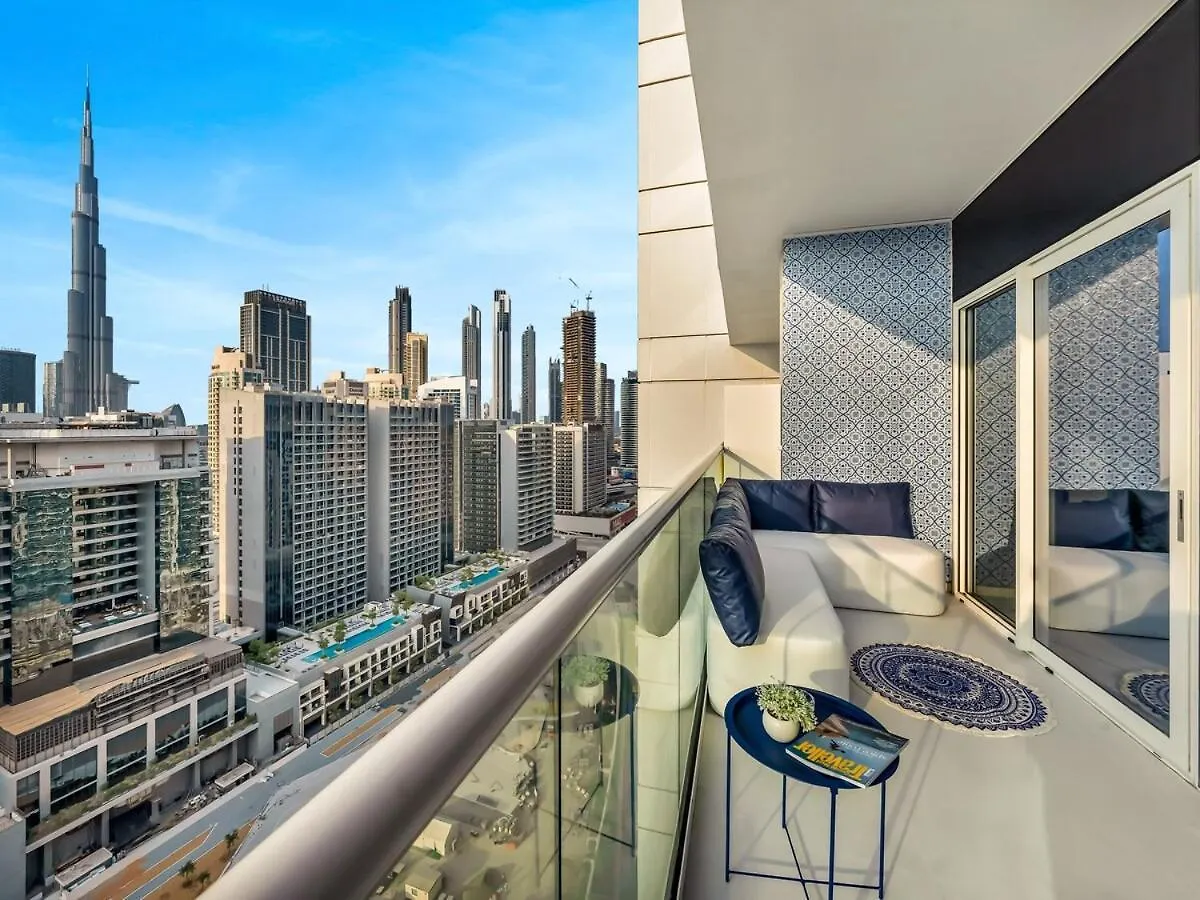 New 1Br With Full Burj Khalifa View, Top Floor, 5Min Dubai Mall