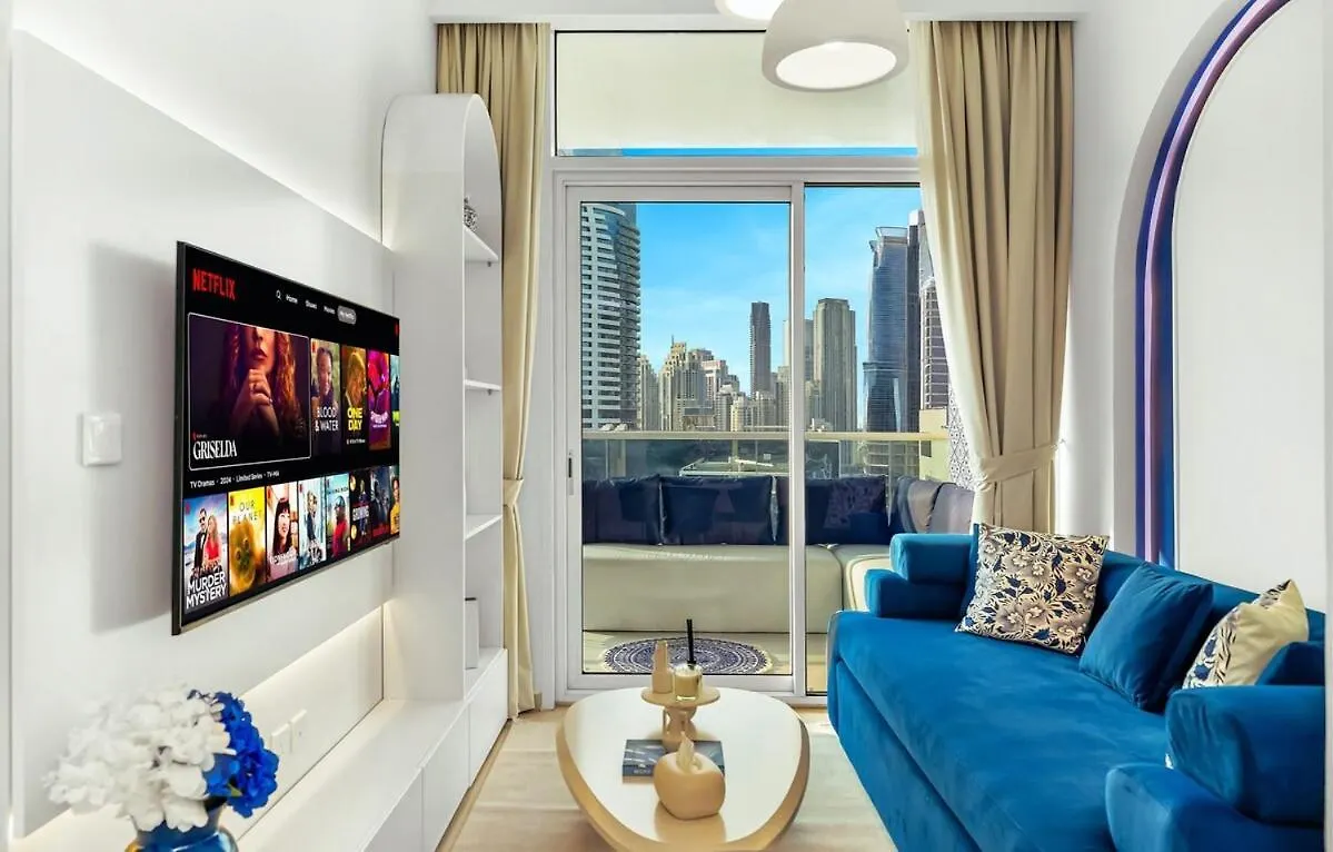 Apartamento New 1Br With Full Burj Khalifa View, Top Floor, 5Min Dubai Mall Emirados Árabes Unidos